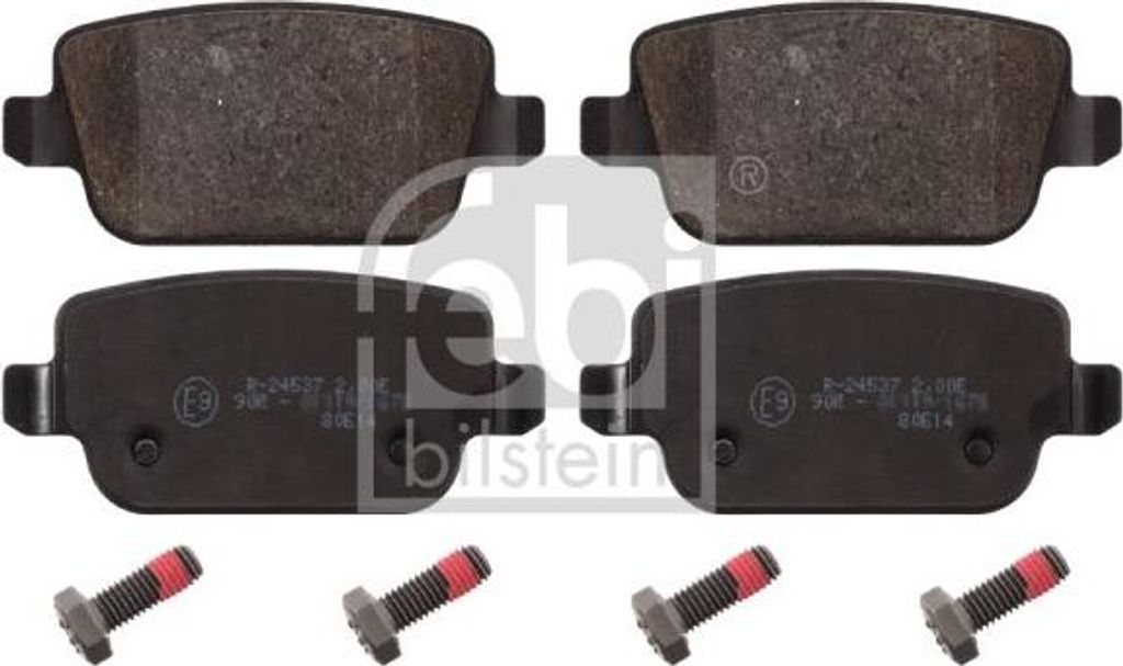 FEBI BILSTEIN 16642 Bremsbelagsatz, Scheibenbremse OE 1439867 kompatibel mit Focus, Galaxy, Kuga, Mondeo, S-Max, Freelander, S80, V70, XC70