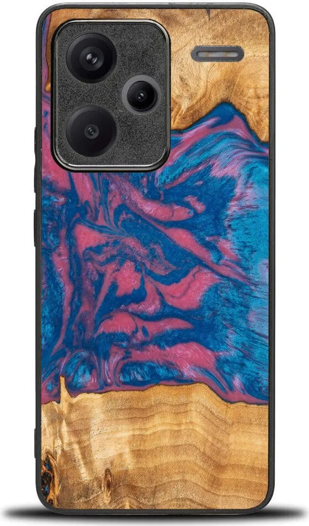 Custodia Design Legno Xiaomi Redmi Note 13 Pro+ 5G Bewood Vegas Neon