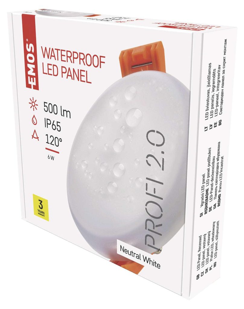 LED podhledové svítidlo VIXXO 7,5 cm, 6 W, neutrální bílá, IP65