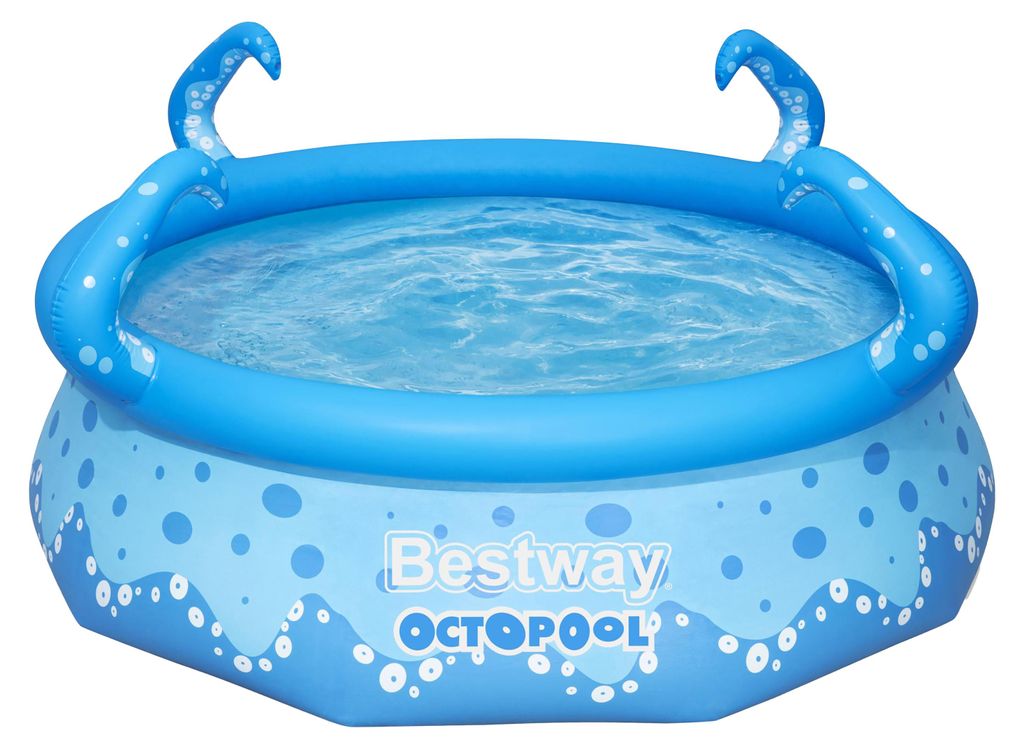 Bestway OctoPool Ø 274 x 76 cm blau mit Muster, rund