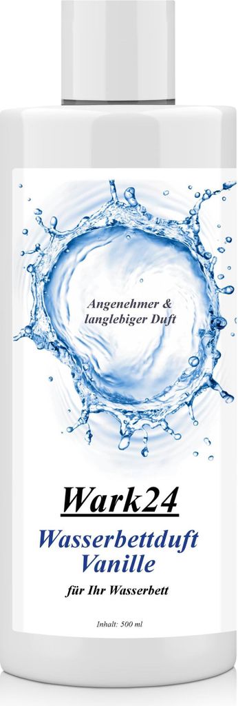 Wark24 Wasserbettduft Vanille basierend auf natürlichen Ölen 500ml (1er Pack)