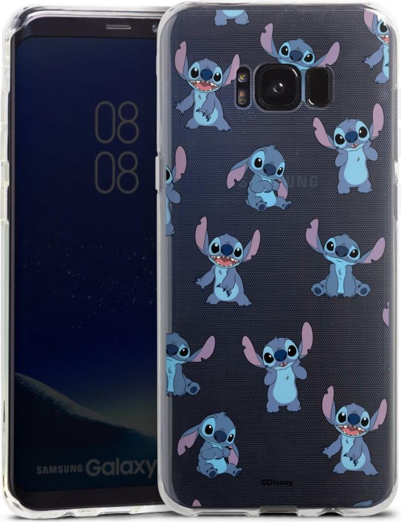 DeinDesign Handyhülle für Samsung Galaxy S8 Plus Silikon Hülle Case Smartphone Schutzhülle Disney Offizielles Lizenzprodukt Lilo & Stitch