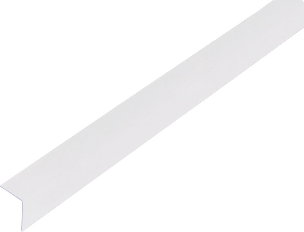 Alberts 485092 Profil kątowy, plastikowy, przezroczysty, Zdjęcie produktu 