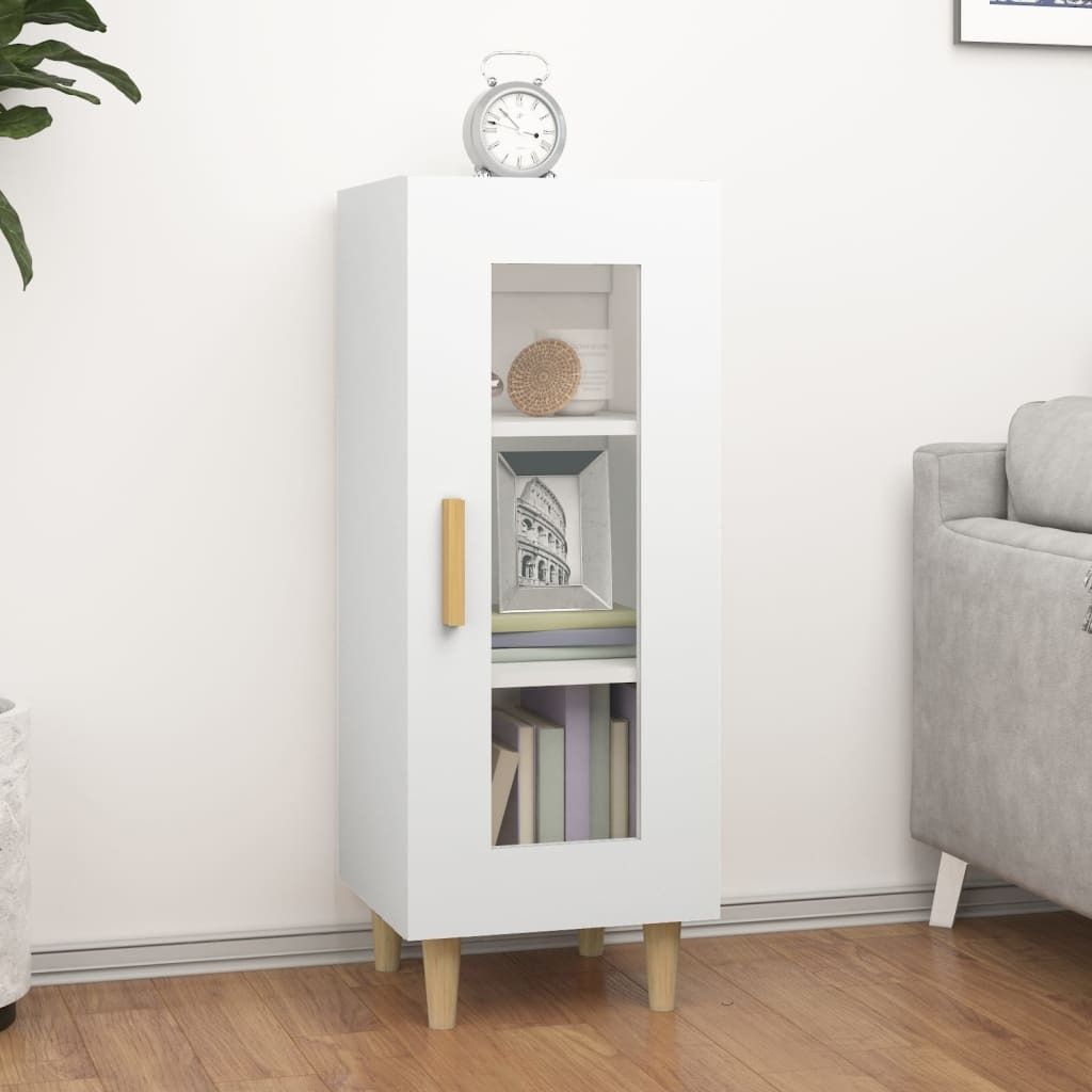"2026 Promotion" Sideboard Wohnzimmer - Weiß 34,5x34x90 cm Holzwerkstoff - Kommoden CC27612