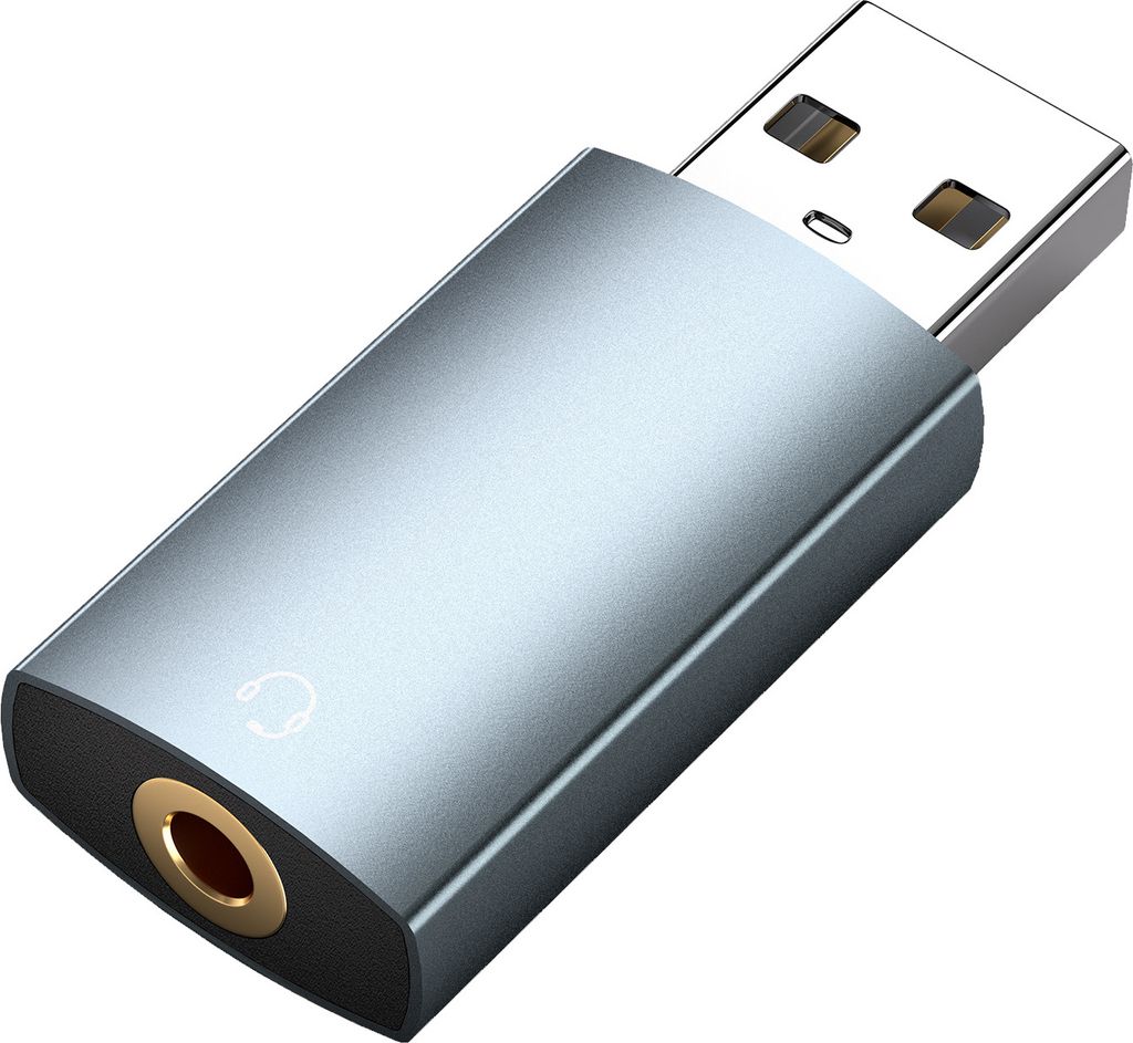 USB auf 3,5mm Aux Stereo Adapter  – USB auf 3,5mm Aux Audio Produktbild 
