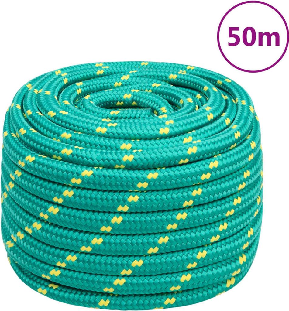Praktischen Bootsseil Grün 20 mm 50 m Polypropylen - Gartenmöbel & Zubehör CHY6939933