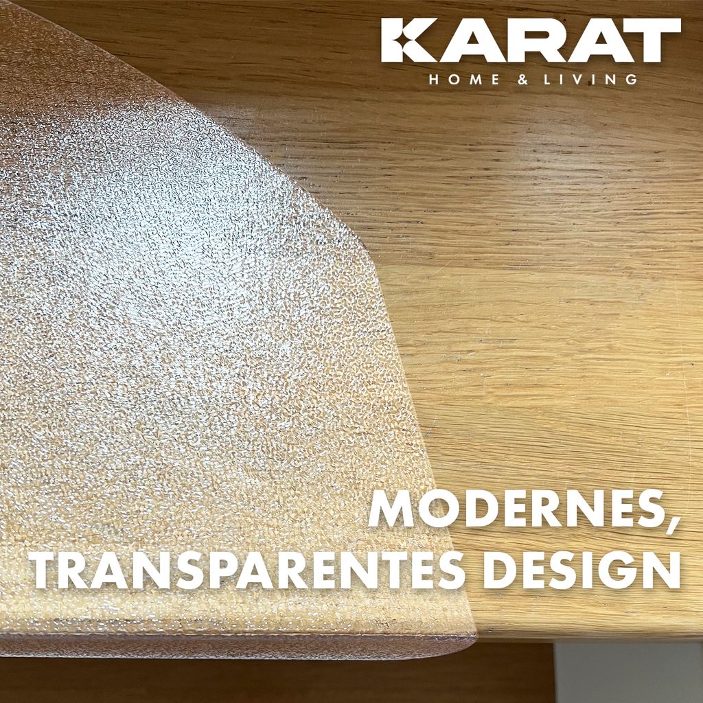 KARAT Tappetini Per Scale London | Antiscivolo E Autoadesivi | Beige Semicircolare 23,5x65 Cm | Protezione Gradini