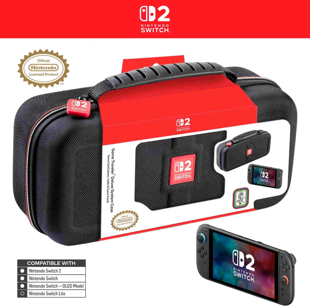 Housse de Transport Nintendo Switch NACON NS230 avec Rangements Noir