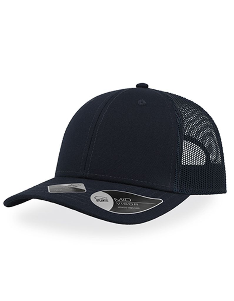 Atlantis RETH | Recy Three Cap, 6-Panel-Mesh-Cap - Farbe: Navy/Navy - Größe: One Size