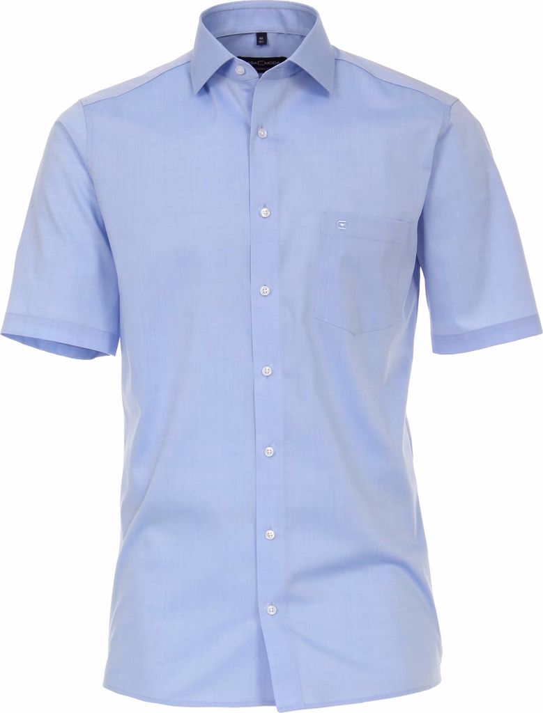 CASAMODA Herren Businesshemd Kurzarm Kent Modern-Fit Hellblau 50
