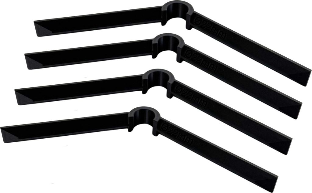 4X Ersatzteil 22mm für Grow Box Fixture Poles Space Booster Zelt Schrank Stangen Befestigung Zubehör Growschrank passend für Growbox AC Infinity...