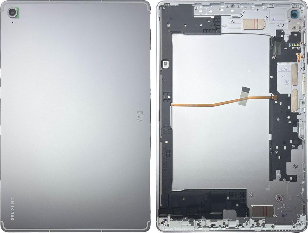 Samsung Akkudeckel für Galaxy Tab S10 FE Plus GH82-37084B Ersatzteil Silber
