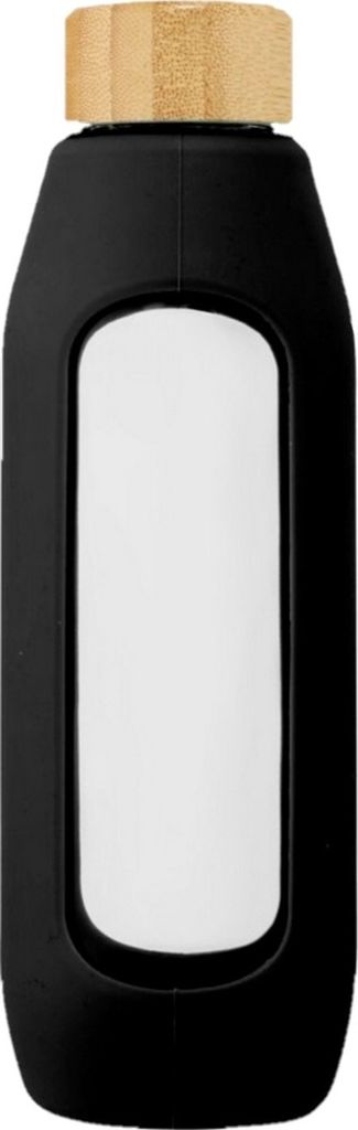 Avenue - Wasserflasche, Glas, 600ml PF3689 (Einheitsgröße) (Schwarz)