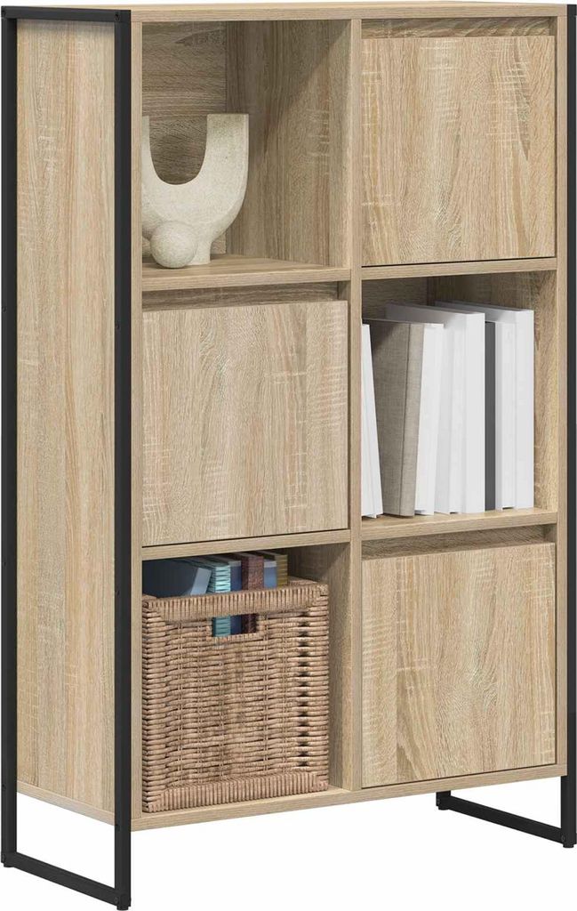 (Robust Möbel) Bücherregal Sonoma 68 x 30 x 108.5cm Holzwerkstoff - CL814169 - Bücherregale