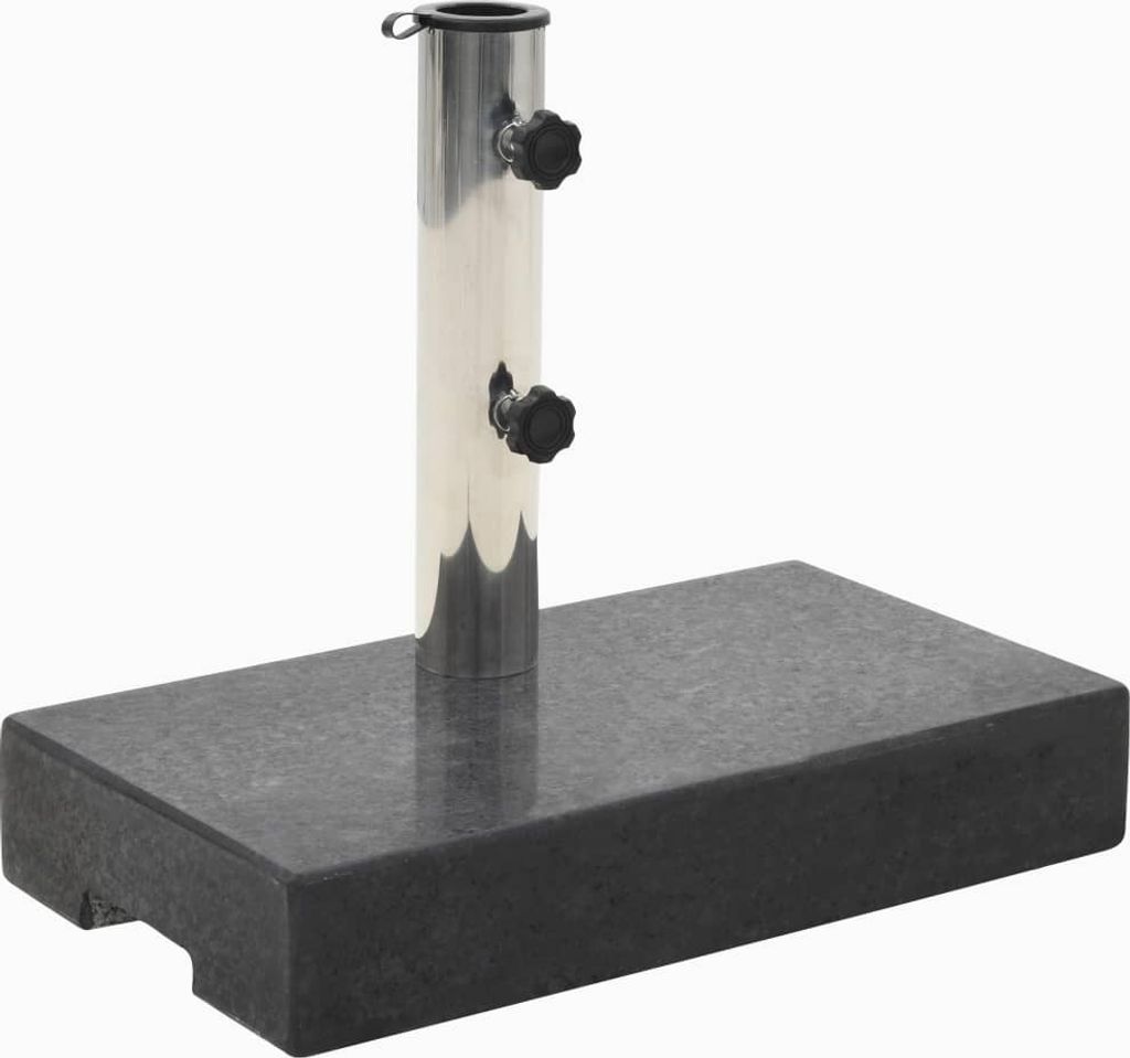 Sonnenschirmständer Granit 25 kg Rechteckig Schwarz