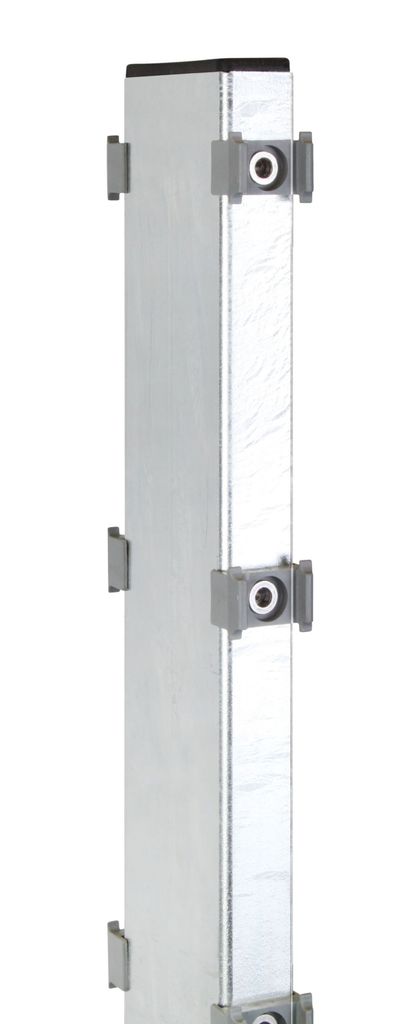 Alberts Gabionen Pfosten Step², feuerverzinkt zum Aufschrauben Länge: 1,00 m