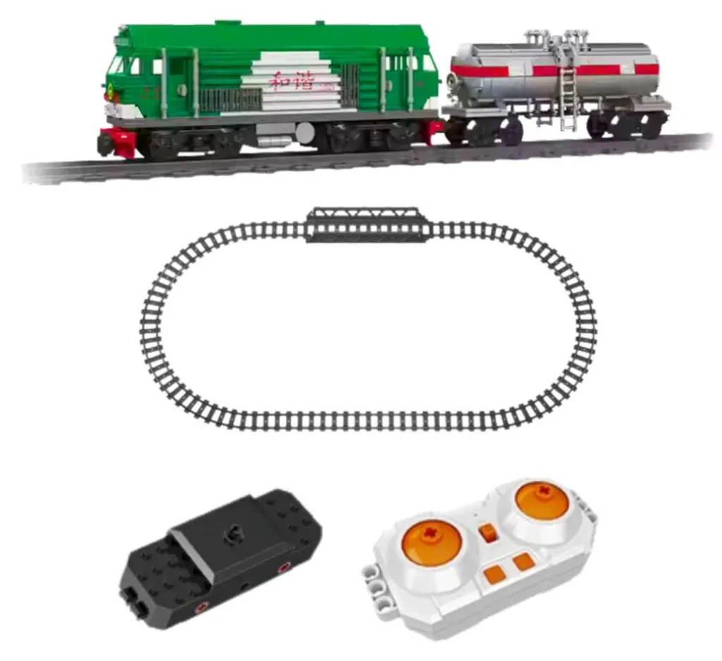 Train blindé télécommandé 1090 pièces - Maquette Building Blocks RC - 3