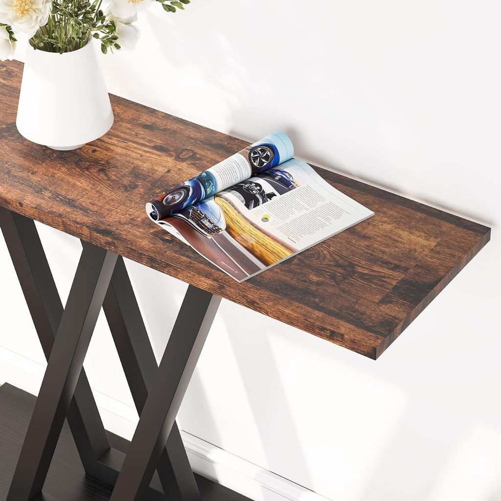 Tribesigns Table console, Table d'entrée industrielle, 110 Image du produit 