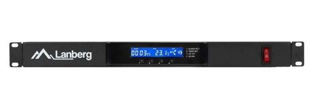 Unité de Ventilation 1U pour Baie Informatique avec Écran LCD Lanberg - 8