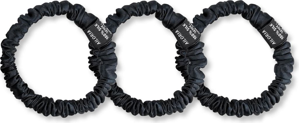 AILORIA Set 3 Scrunchies S aus Seide DOUX