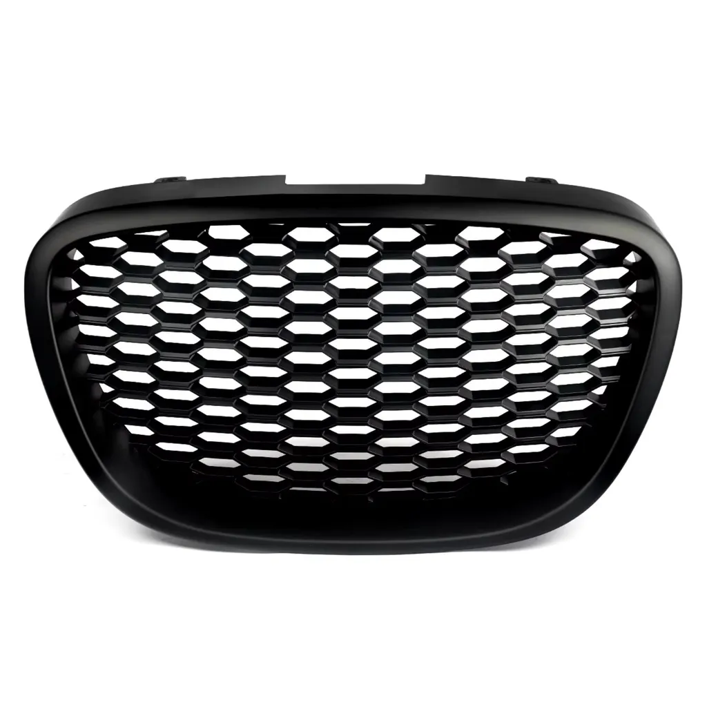 Pare-chocs avant Seat Leon MK2 1P 2006-2009 Noir Mat avec Grille Mesh