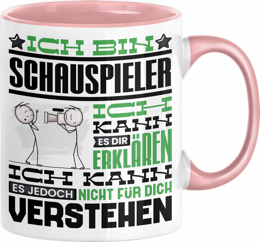 Schauspieler Geschenk Kaffee-Tasse Geschenkidee für Produktbild 