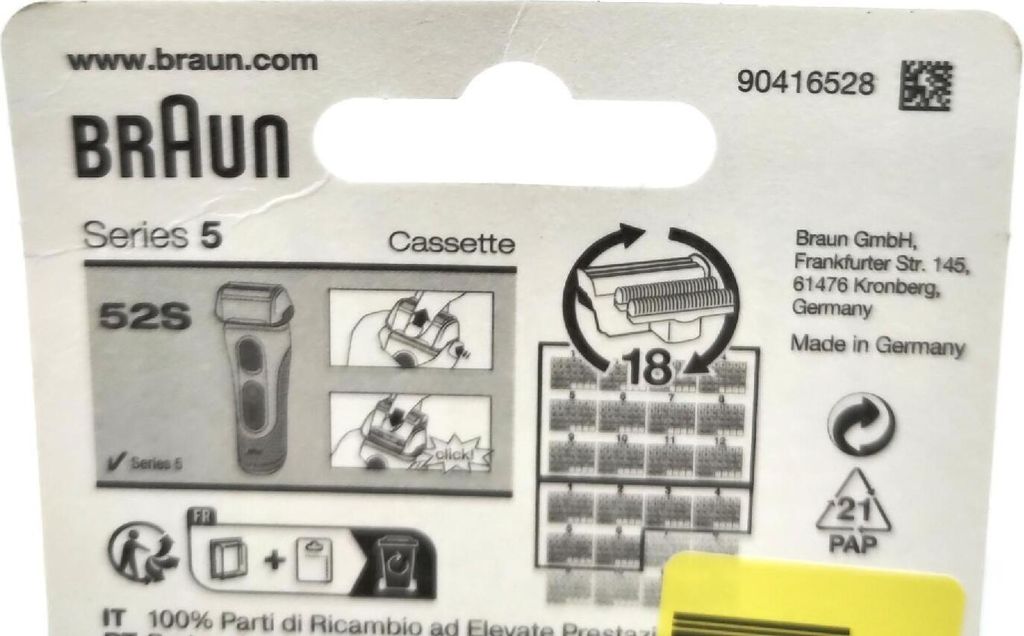 Series 5 52S Scherkopfkassette Kombipack Produktbild 30