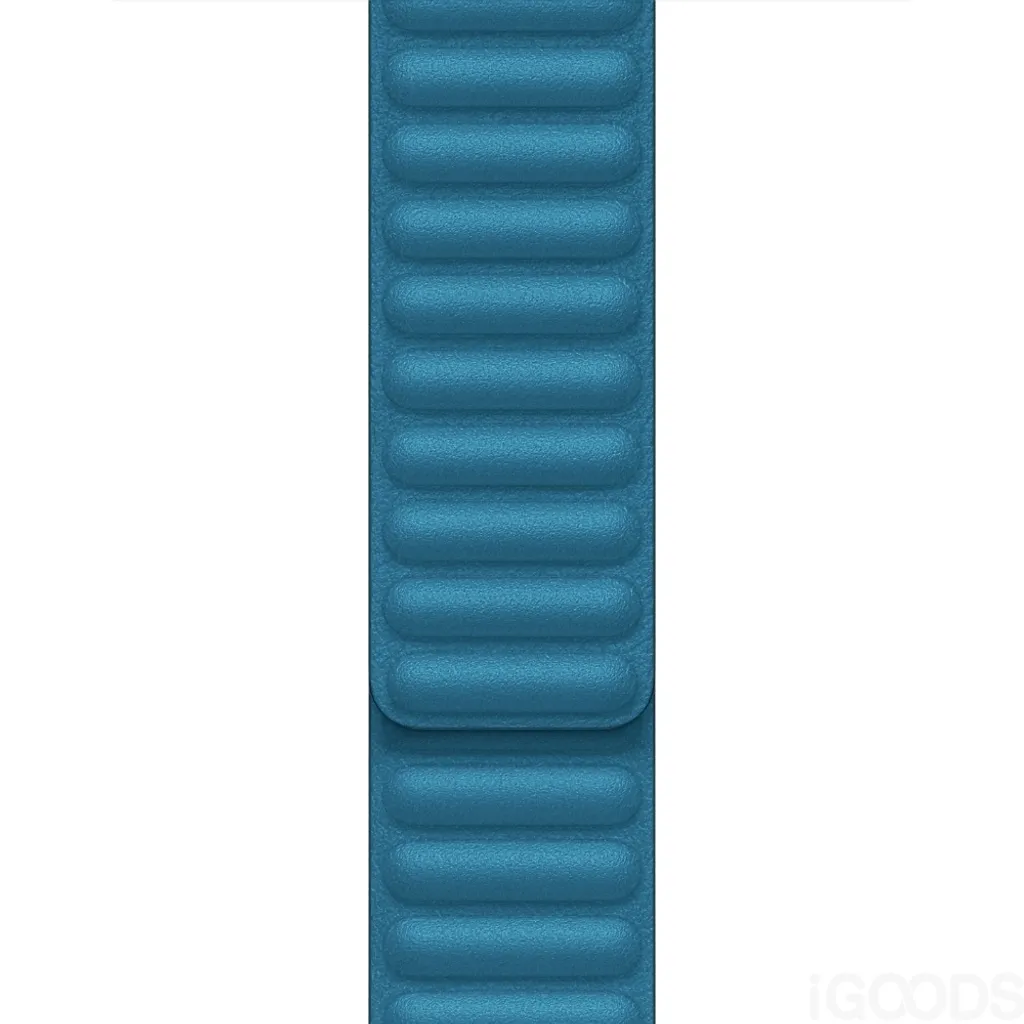 Bracelet Tactical Loop en cuir magnétique 41mm pour Apple Watch Bleu Mer