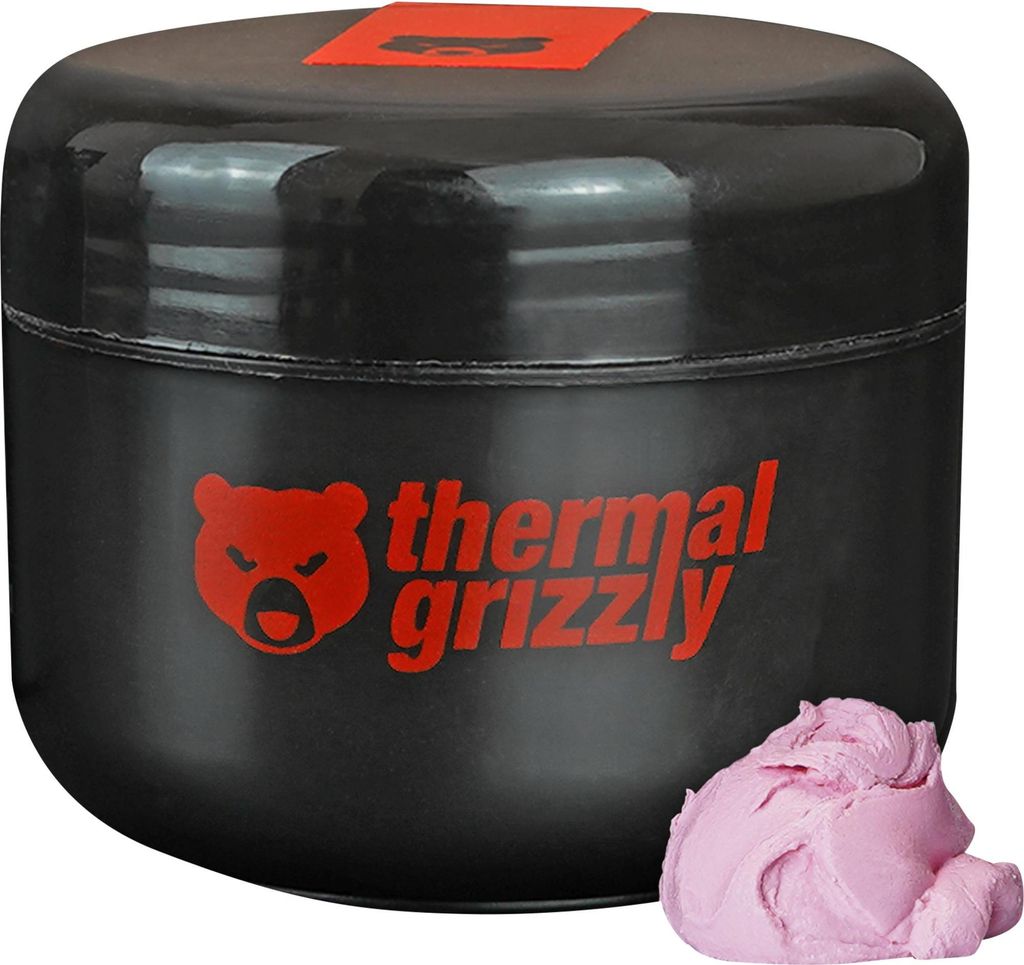 Thermal Grizzly Putty Basic, Wärmeleitpaste, Schwarz, Rose, -40 - 120 °C
