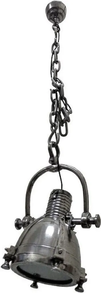 Casa Padrino Lampe à Suspendre Studio en Métal Argenté 43 x 22 x 27 cm