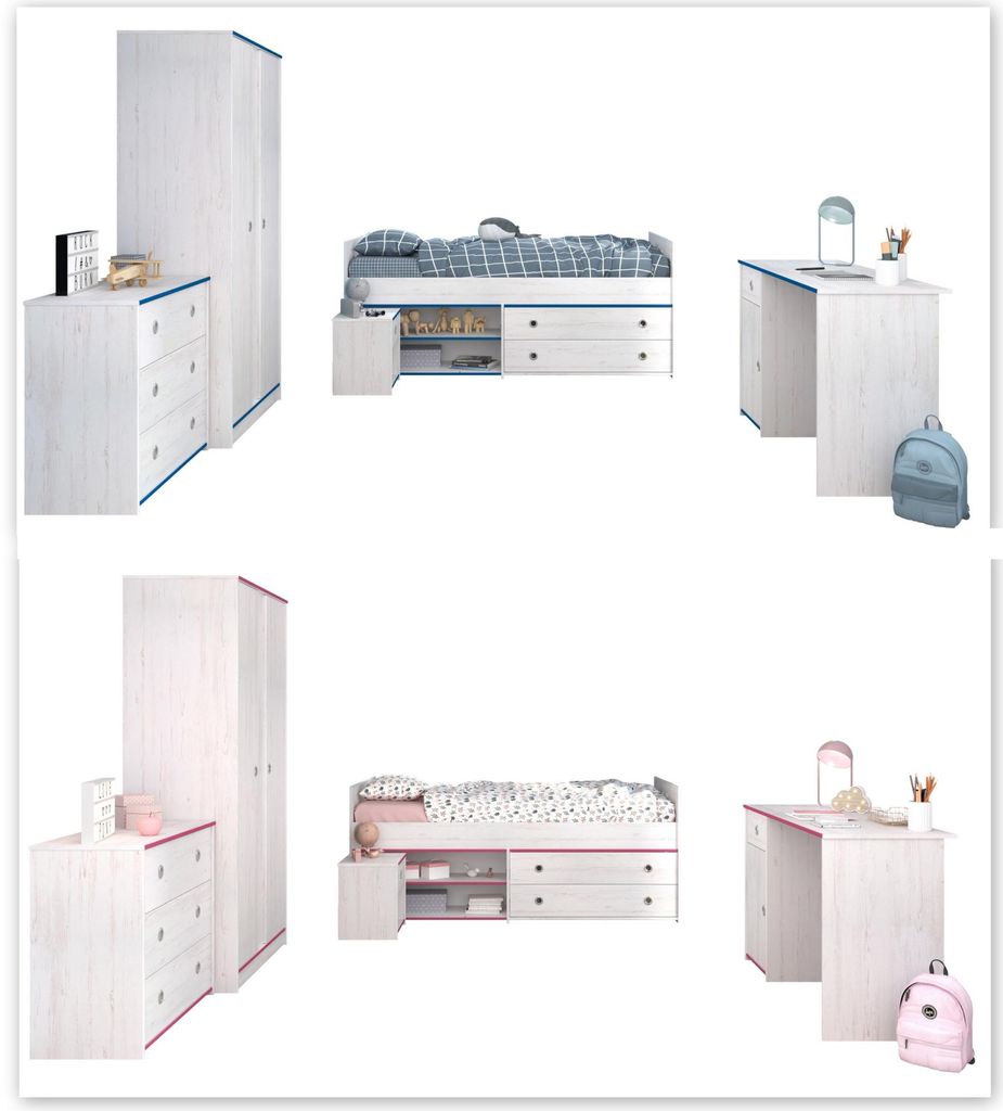 Parisot Kinderzimmer-Set Smoozy 36, 5-tlg. Produktbild 