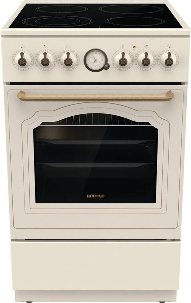 Gorenje GECS5B70CLI, Kuchenka wolnostojąca, Beżowy, Zdjęcie produktu 
