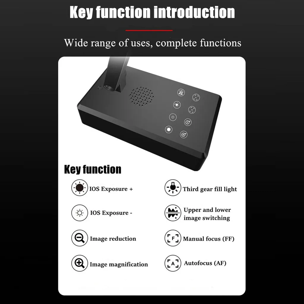 Visualiseur USB 4K pour démonstrations en direct et cours en ligne