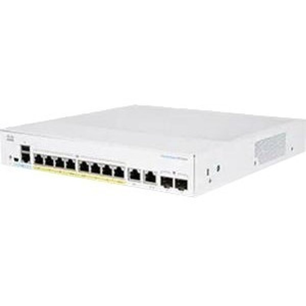 Cisco CBS350-8P-2G-EU Managed L2/L3 Gigabit Ethernet (10/100/1000) Netzwerk-Switch Silber