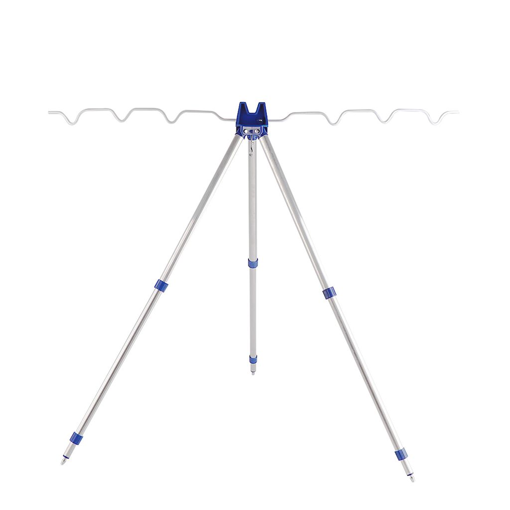 Angelruten Stativ Aluminiumlegierung Einziehbare Angelrute Stand für Outdoor