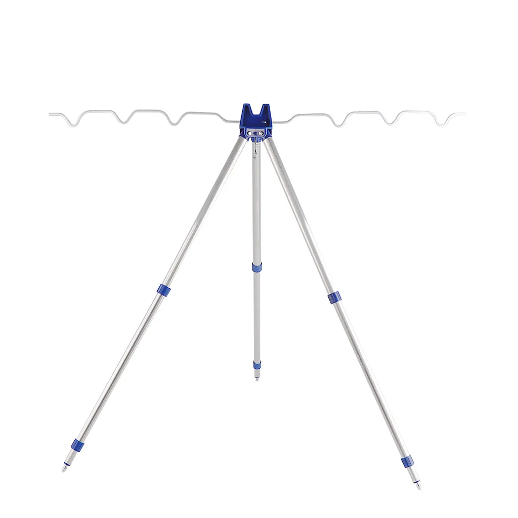 Trépied support de canne à pêche pour extérieur stable sur tout terrain