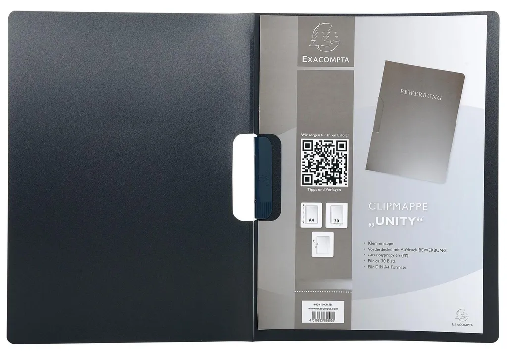 Porte-documents A4 en Polypropylène Gris Anthracite Exacompta Unity 30 fls - 3