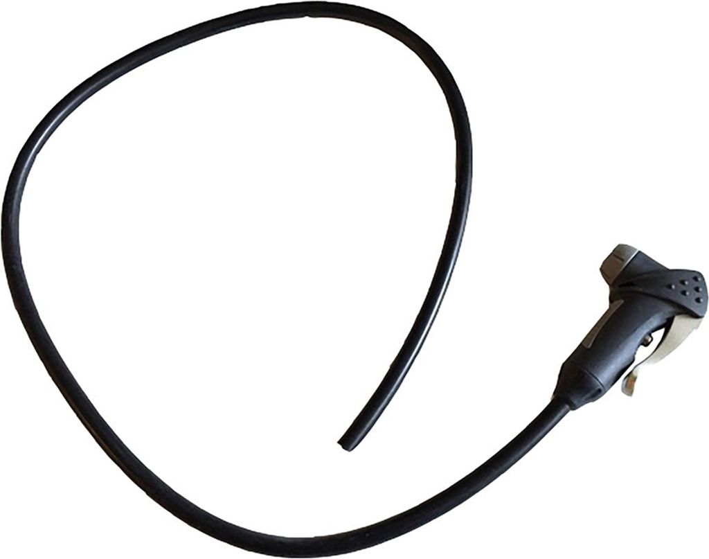 Pedro's Ersatzkopf und -schlauch für Super Prestige Standpumpen, schwarz