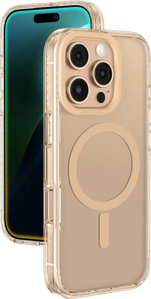 Amazingthing Titan Pro iPhone 16 Pro Oro Rosa - Custodia MagSafe Premium