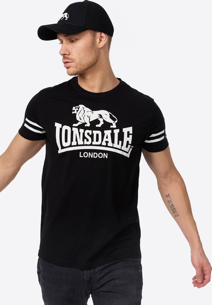 Lonsdale London T-Shirt Herren Aldeburgh schwarz L