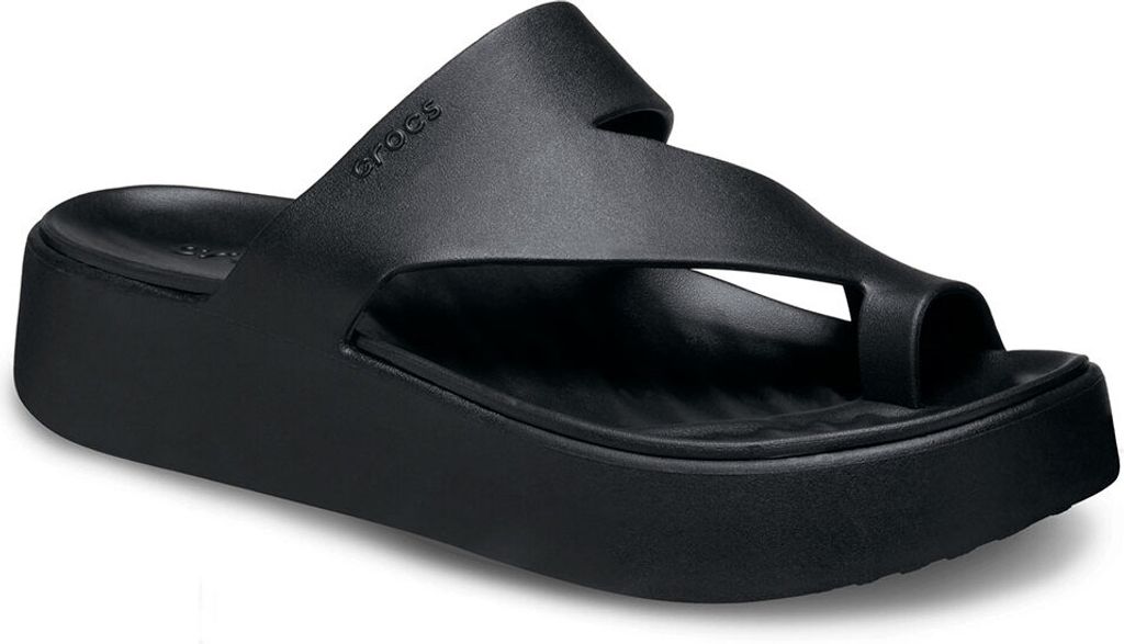 Crocs Getaway Platform Toe Loop Flip-flops Schwarz EU 39-40 Frau Schwarz EU 39-40