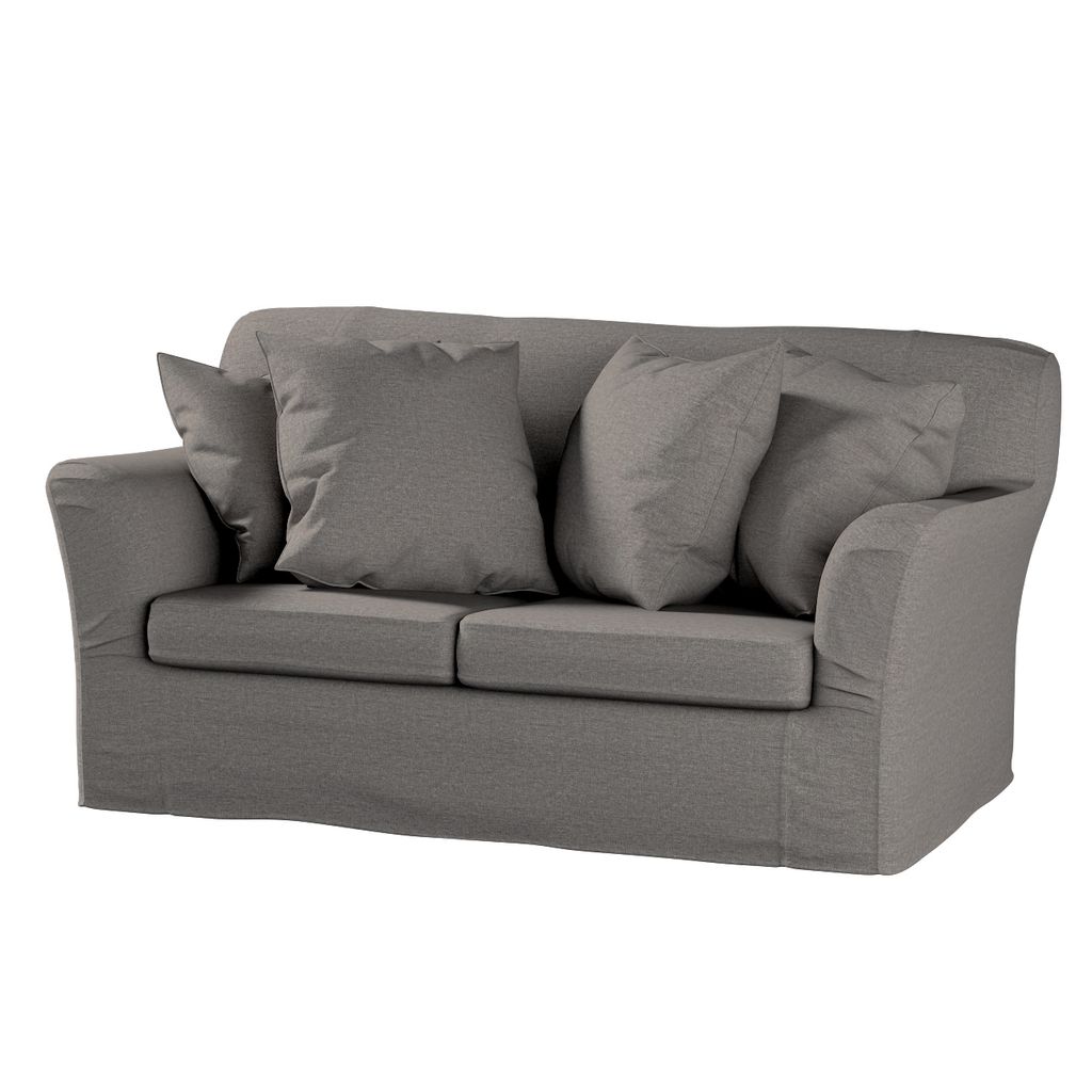 Dekoria Bezug für Tomelilla 2-Sitzer Sofa nicht ausklappbar, dunkelgrau, Sofahusse, Tomelilla 2-Sitzer