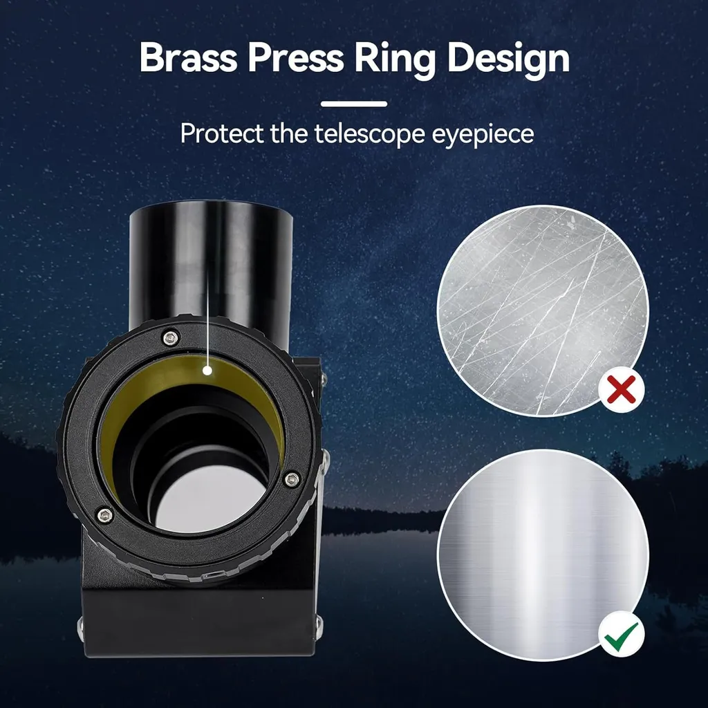 Accessoire Télescope pour Observation Confortable Miroir Diagonal 90°