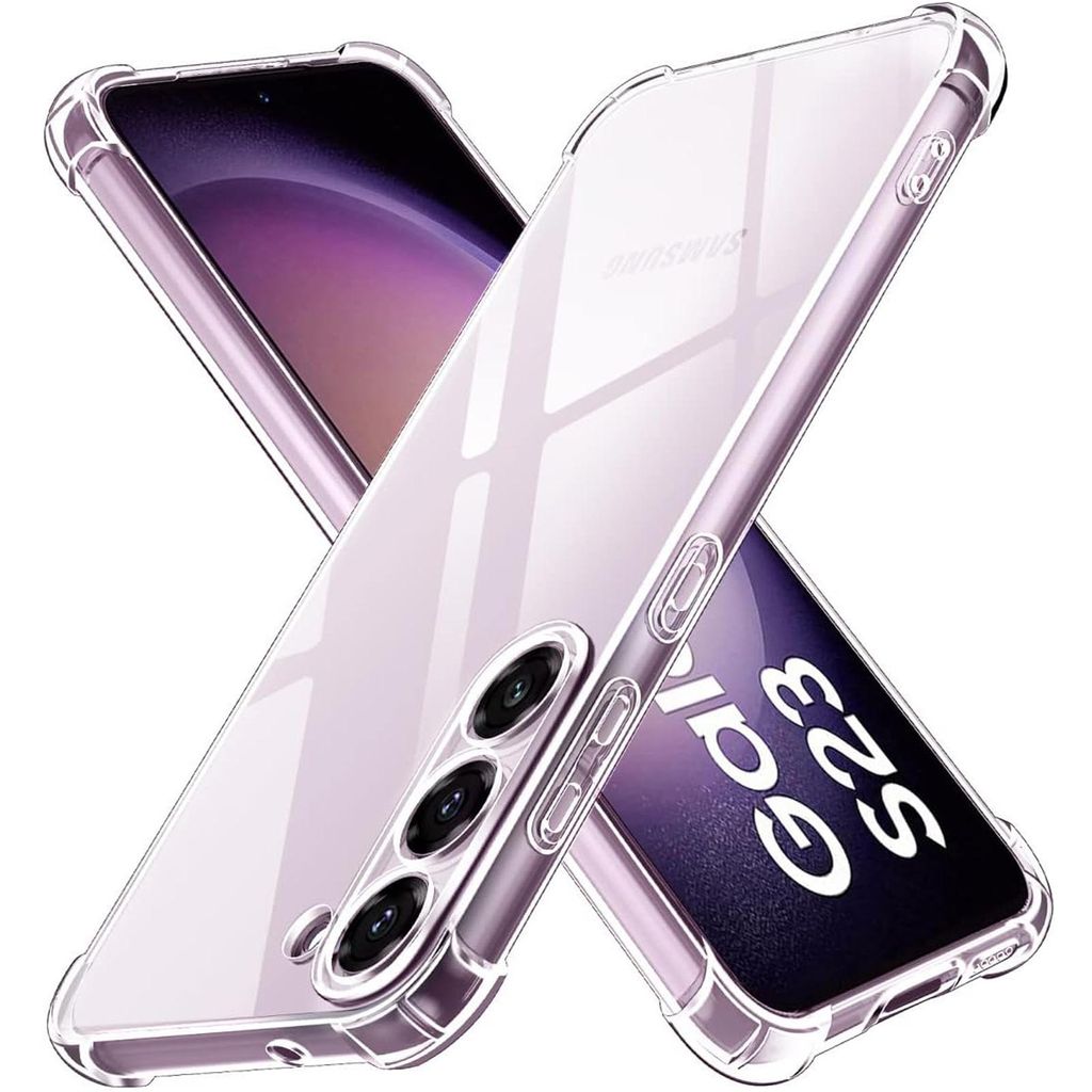 Für Samsung Galaxy S23 Silikon Hülle Transparent Handy Produktbild 