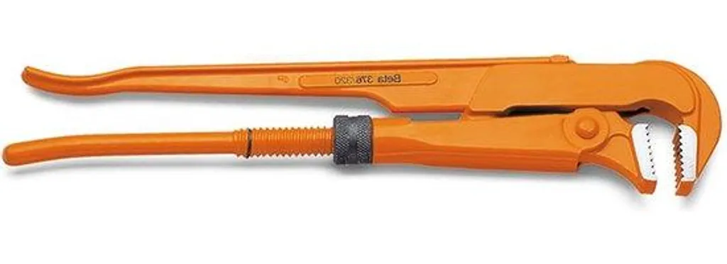 Pince à tubes 410 mm modèle suédois avec mâchoires plates à 90 degrés