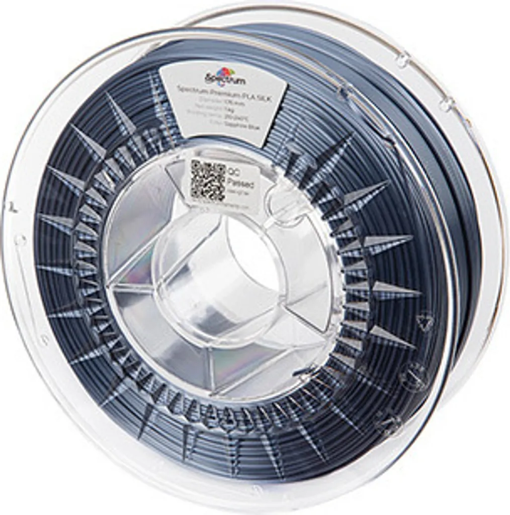 Filamento 3D Spectrum, PLA Silk, 1,75 mm, 1000 g, 80265, blu zaffiro