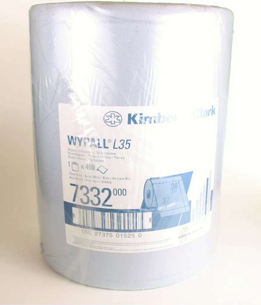 Rotolo Wypall L35 Blu 460 Strappi: Panno Tecnico Kimberly-Clark 7408