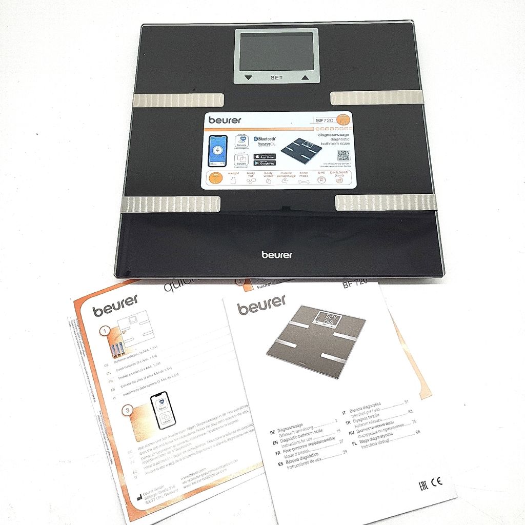 beurer Körperanalysewaage BF 720 schwarz für max. 180,0 kg Produktbild 4