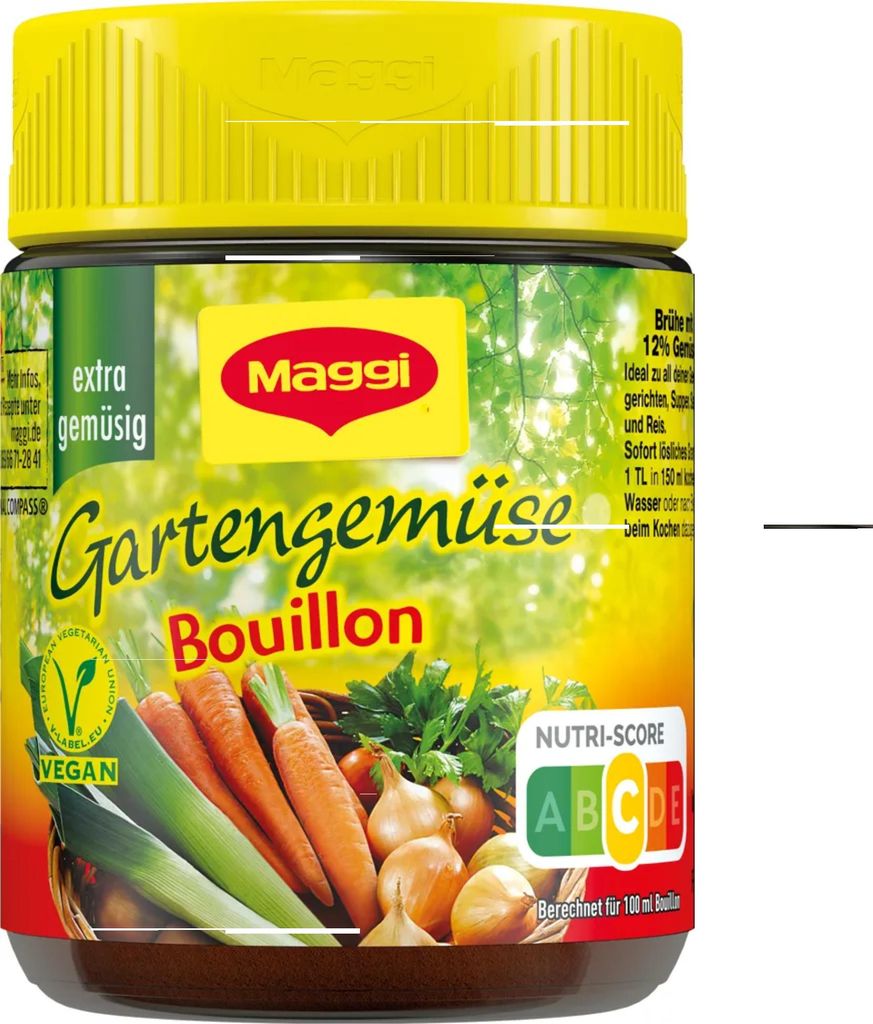Maggi Gartengemüse Bouillon 35 l (5x130g Glas)