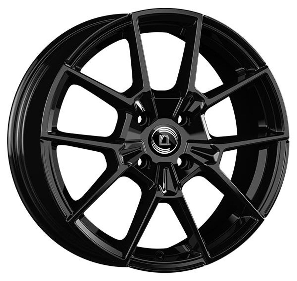 cerchi DIEWE NEVE 7x17 4x100 ET 35 NERO LUCIDO Immagine del prodotto 